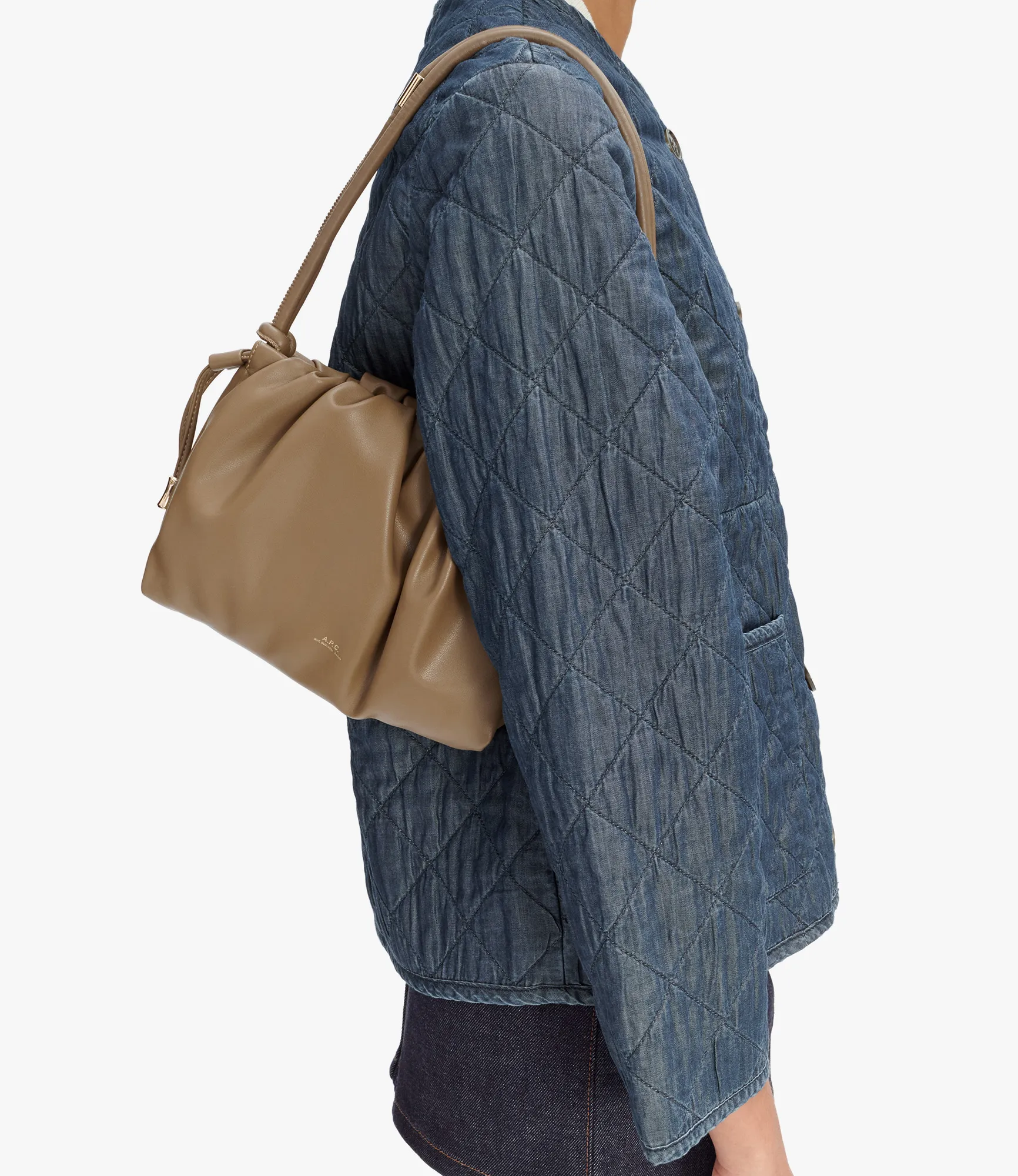 Sac Ninon Shoulder Mini Kaki clair | A.P.C.